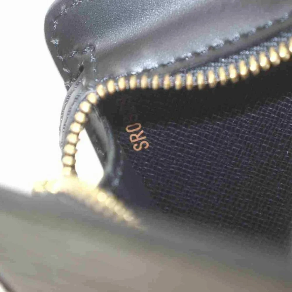 Louis Vuitton Black Epi Pochette Home Envelope